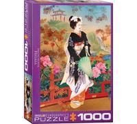puzzle de 1000 pièces - puzzle - Haruyo Morita - Japan Kimono Art -Higasa + DeLuxe 3 piece set Puzzle Accessories