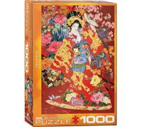 puzzle de 1000 pièces - Puzzle - Japan Kimono Art -Agemaki by Haruyo Morita + DeLuxe 3 piece set Puzzle Accessories