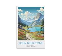 Puzzle de 1000 pièces Puzzle John Muir Trail California Puzzle 1000 pièces Puzzle en Papier Enfants Adultes Jouets d’Apprentissage Jeu de décompression familiale 38x52cm