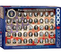 puzzle de 1000 pièces - Puzzle - Les présidents des États-Unis + DeLuxe Set de 3 accessoires de puzzle