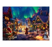 Puzzle de 1000 pièces, puzzle pour adultes, un puzzle difficile, jeux de puzzle pour toute la famille, cadeaux pour femmes, cadeaux pour hommes, souhaits de Noël à thème hiver