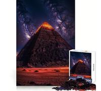 Puzzle de 1000 pièces Pyramide sous la Voie lactée pour Adultes améliore la mémoire et Le Plaisir de Jouer Ensemble, Finitions précises, Cadeau de Saison (50x75cm)