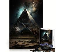 Puzzle de 1000 pièces Pyramide Spatiale pour Adolescents Développe la mémoire Confortable et Relaxant Découpe Ferme Cadeau Festif (38x26cm)