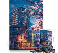 Puzzle de 1000 pièces Quand Les cerisiers en Fleurs pour Adultes Un pour stimuler l’Esprit, se détendre et se divertir (38x52cm) Idéal pour Noël