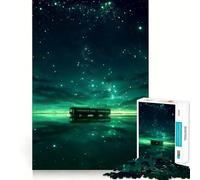 Puzzle de 1000 pièces Rail Beneath Emerald Star pour Adolescents, Jeu Intelligent, Jeu d'intérieur, découpe précise, Cadeau Exquis (38x26cm)
