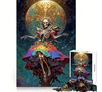 Puzzle de 1000 pièces Rainbow Santa Muerte pour Adultes, Jeu d'exercice Mental, détente, découpe de précision, Cadeau élégant (38x26cm)