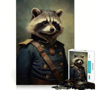 Puzzle de 1000 pièces Raton Laveur en Guerre pour Adolescents Un Jeu Amusant et répétitif,sans espaces,idéal pour Une activité familiale Amusante en soirée (38x26cm)