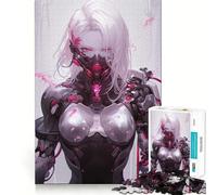 Puzzle de 1000 pièces Ready to Kill Anime Girl pour Adolescents améliore la mémoire, Confortable et Relaxant, découpe Ferme, Cadeau Festif (38x26cm)