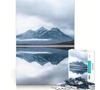 Puzzle de 1000 pièces Reflets de Montagne pour Adultes Jeu de logique Fine Silencieux et Amusant Bords Nets Cadeau mémorable (50x75cm)