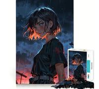 Puzzle de 1000 pièces Reflets pluvieux pour Adultes, Jeu de réflexion et de renforcement des Liens familiaux, découpe de précision, Cadeau créatif (50x75cm)