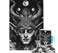 Puzzle de 1000 pièces Regard Cosmique de l'enfer pour Adolescents Un Puzzle à Assembler pour développer sa dextérité et sa créativité pour Les Amis et la Famille (38x52cm)