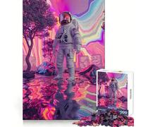 Puzzle de 1000 pièces Regard d'astronaute au Loin pour Adolescents Un Cadeau Amusant, stratégique et Relaxant (50x75cm)