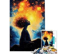 Puzzle de 1000 pièces Regard sur l'infini Jeu de détente Motif à Assembler Cadeau Unique pour Un Anniversaire ou Noël (Dimensions 50x75cm)