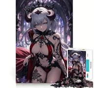 Puzzle de 1000 pièces « Reine Démon Anime » pour Adolescents,Jeu Stimulant Le Cerveau,emboîtement précis sans espaces,activité relaxante en Groupe à l'intérieur (38x26cm)