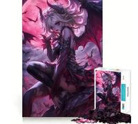 Puzzle de 1000 pièces Reine des Chauves-Souris, Personnage d'anime, idéal pour Les Adolescents Jeu de logique et de réflexion Découpe précise Un Cadeau Exceptionnel (50x75cm)