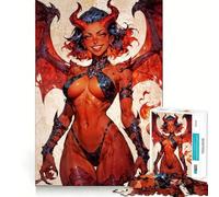 Puzzle de 1000 pièces Reine Dragon Sexy pour Adolescents Un Jeu Intelligent pour Partager des Moments de complicité Pièces de Collection découpées avec précision 50x75cm
