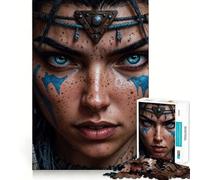 Puzzle de 1000 pièces Reine guerrière Sauvage pour Adultes, Jouet Intelligent et Amusant à Utiliser chez soi (38x52cm)