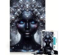 Puzzle de 1000 pièces Reine Mystique de l'hiver pour Adolescents Jeu de réflexion Relaxant Cadeau de qualité supérieure (50x75cm)