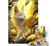 Puzzle de 1000 pièces Renard Citron dans Le verger Idéal pour Un Anniversaire ou Noël Jeu éducatif pour améliorer la mémoire (14 Ans et Plus) 50x75cm