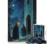 Puzzle de 1000 pièces Rencontre mystérieuse Nocturne pour Adolescents Un Cadeau élégant, idéal pour développer sa mémoire et s’Amuser (50x75cm)