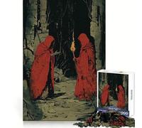 Puzzle de 1000 pièces Rencontre mystérieuse pour Adultes et Adolescents Un Casse-tête Relaxant et Artistique, Un Cadeau Original (38x26cm)