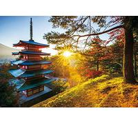 Puzzle de 1000 pièces représentant Chaoyang et la pagode à Cinq étages (Shizuoka), Paysage Japonais, Jeu de Puzzle Original et Tendance, Cadeau créatif, 26 x 38 cm