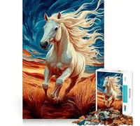 Puzzle de 1000 pièces représentant des Adolescents au Galop,avec Un système de Verrouillage sécurisé et sans pièces détachées Idéal pour Les Voyages Cadeau Parfait pour Les Petits Cerveaux (50x75cm)