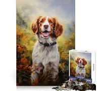 Puzzle de 1000 pièces représentant des Adolescents épagneuls bretons,idéal pour s'exercer et se détendre Découpe de précision Cadeau de Noël raffiné (38x26cm)