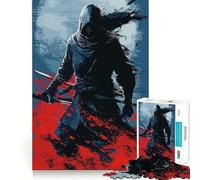 Puzzle de 1000 pièces représentant des Adolescents Ninjas Japonais Bleus (38x52cm),Jeu de mémoire et de réflexion,sans pièces détachées,idéal pour Les Voyages