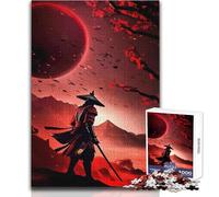 Puzzle de 1000 pièces représentant des Adolescents samouraïs Japonais Rouges Jeu éducatif de logique et de réflexion et attentionné pour Toutes Les Occasions Dimensions 38x26cm