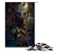 Puzzle de 1000 pièces représentant des créatures extraterrestres de la forêt pour Adultes Puzzle Impossible Anti Stress pour Adolescents de 14 Ans et Plus 75 x 50 cm