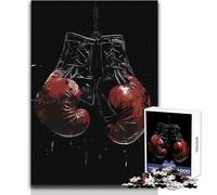 Puzzle de 1000 pièces représentant des Gants de Boxe, Un Jeu éducatif Stimulant pour Adultes et Un Cadeau Unique à Forte Valeur sentimentale Dimensions:38x52cm