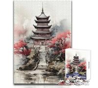 Puzzle de 1000 pièces représentant des paysages du Japon,idéal pour Les Adolescents Jeu éducatif d'observation et de développement du Sens de l'observation Cadeau Parfait et Symbolique pour Les fêtes