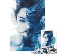 Puzzle de 1000 pièces représentant des Personnages de la mythologie Chinoise Stimule Le Cerveau Activité familiale Jeu Pratique à partir de 14 Ans Format 50x75cm