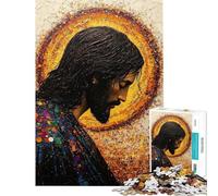 Puzzle de 1000 pièces représentant Jésus-Christ idéal pour Les Adolescents pour des Moments de Partage en Famille Un Cadeau Unique pour Un Anniversaire ou Noël (Dimensions 38x52cm)