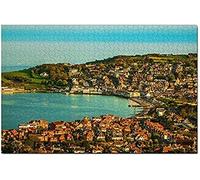 Puzzle de 1000 pièces représentant la Baie de Swanage en Angleterre, pour Adultes, Cadeau Souvenir de Voyage, 70 x 50 cm