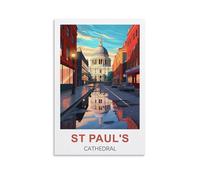 Puzzle de 1000 pièces représentant la cathédrale Saint-Paul, 50 x 70 cm, idéal pour décorer Votre intérieur, comme Cadeau d'anniversaire ou pour Les Adultes. Convient aux Hommes, Femmes et Seniors.