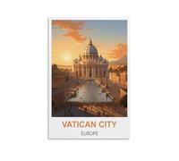 Puzzle de 1000 pièces représentant la Cité du Vatican en Europe, Puzzle à Monter soi-même pour des Jeux et activités familiales stimulants, décoration Murale, Cadeau Original (38 x 26 cm).