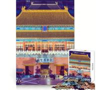Puzzle de 1000 pièces représentant la Cité Impériale de Pékin pour Adultes Idéal pour se concentrer, se détendre et Passer Un Moment agréable Découpe Nette Un Cadeau Charmant (50x75cm)