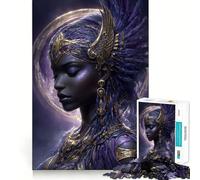 Puzzle de 1000 pièces représentant la déesse Isis Violette et Or, idéal pour Les Adolescents Jeu intellectuel, Divertissement d'intérieur, découpe de qualité, Cadeau créatif (38x52cm)