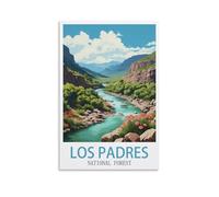 Puzzle de 1000 pièces représentant la forêt Nationale de Los Padres : Un Jeu Stimulant et Impossible à réaliser, idéal pour décorer Une Maison ou Une Famille (26 x 38 cm).