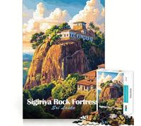 Puzzle de 1000 pièces représentant la forteresse rocheuse de Sigiriya idéal pour Les Adultes Cadeau Stimulant pour la logique et la Gestion du Stress Découpe précise Liste de souhaits du Père Noël