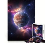 Puzzle de 1000 pièces représentant la planète Mercure et sa nébuleuse, idéal pour Adultes Renforce la mémoire, Loisirs et Divertissement Qualité supérieure Cadeau élégant (38x52cm)