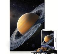 Puzzle de 1000 pièces représentant la planète Saturne et Ses Anneaux, idéal pour Les Adolescents et Leurs activités cérébrales Un Cadeau Parfait pour Les fêtes (50x75cm)