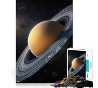 Puzzle de 1000 pièces représentant la planète Saturne et Ses Anneaux, idéal pour Les Adolescents et Leurs activités cérébrales Un Cadeau Parfait pour Les fêtes (50x75cm)