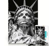 Puzzle de 1000 pièces représentant la Statue de la Liberté silencieuse, idéal pour Les Adolescents Détente et Relaxation garanties 38x26cm