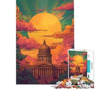 Puzzle de 1000 pièces représentant Le Capitole de l'État du Colorado idéal pour Les Adolescents et Les Adultes Un Jeu Amusant et Original Parfait comme Cadeau de Noël ou d'anniversaire (38x26cm)
