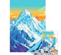 Puzzle de 1000 pièces représentant Le majestueux Mont Everest idéal pour Les Adolescents Cadeau d'anniversaire ou de Noël pour Toute la Famille Jeu éducatif et Amusant adapté aux Personnes de 14 Ans