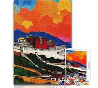 Puzzle de 1000 pièces représentant Le Palais du Potala,idéal pour Les Adolescents Jeu éducatif d'observation et de développement du Sens de l'observation Cadeau Parfait et Symbolique pour Les fêtes