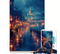 Puzzle de 1000 pièces représentant Le Panthéon de Paris, idéal pour Les Adolescents, améliore la mémoire, Passe-Temps Calme, Bords Nets, Cadeau d'anniversaire (38x26cm)